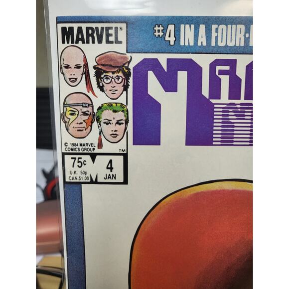 Machine Man #4 1984 Mini-Series Finale Barry Windsor Smith Jocasta High Grade - Picture 2 of 6